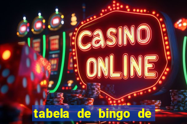 tabela de bingo de 1 a 100